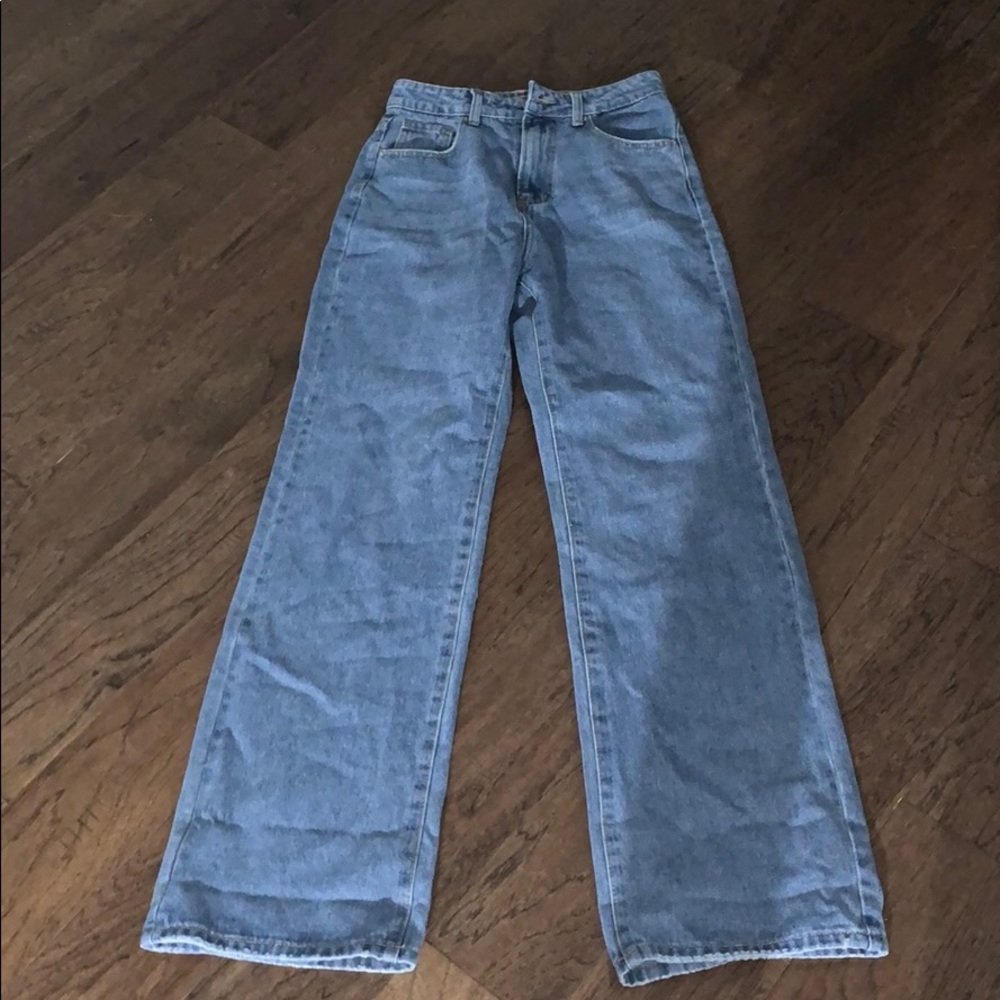wide leg jeans
